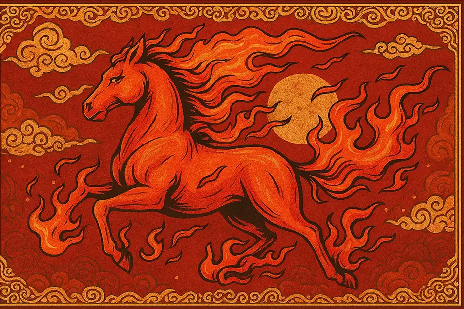 año chino del caballo de fuego